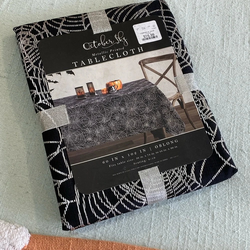 🌼 New October Sky Tablecloth 60” x 102” - Picture 2 of 6